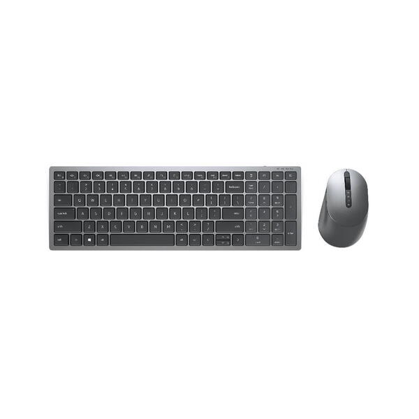 Dell klaviatuur ja hiir KM7120W Nordic, WiFi, Bluetooth 5.0, Titan Gray 1 Dell klaviatuur ja hiir KM7120W Russian, WiFi, Bluetooth 5.0, Titan Gray