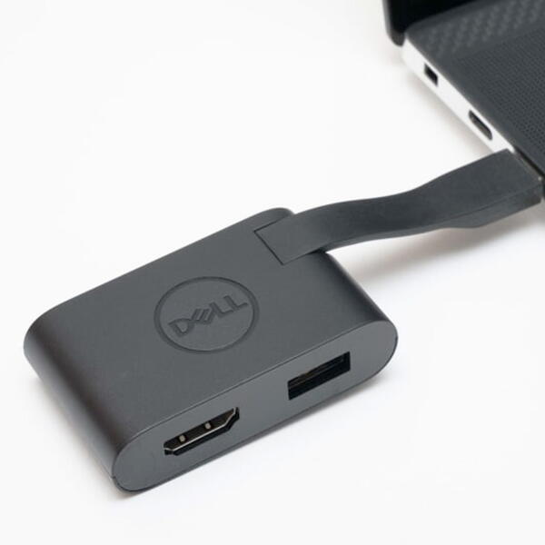 Dell DA20 adapter arvuti küljes