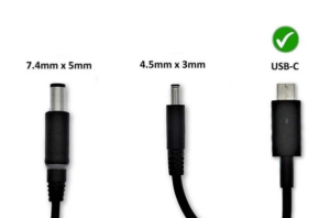 Originaal Dell 65W laadija USB-C sülearvutile