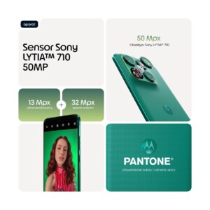 Motorola Moto Edge 70 Fusion nutitelefon 256GB PANTONE Sporting Green 16 Motorola Moto Edge 70 Fusion nutitelefon 256GB PANTONE Sporting Green