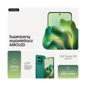 Motorola Moto Edge 70 Fusion nutitelefon 256GB PANTONE Sporting Green 17 Motorola Moto Edge 70 Fusion nutitelefon 256GB PANTONE Sporting Green