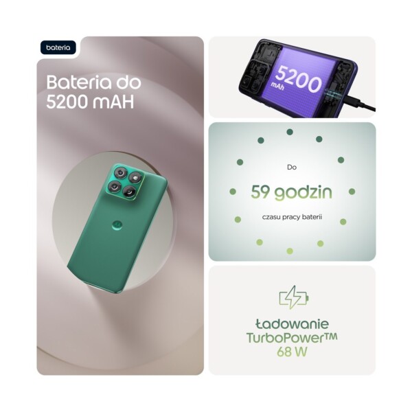 Motorola Moto Edge 70 Fusion nutitelefon 256GB PANTONE Sporting Green 8 Motorola Moto Edge 70 Fusion nutitelefon 256GB PANTONE Sporting Green