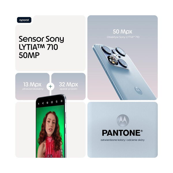 Motorola edge 70 fusion nutitelefon 256GB PANTONE Country Air