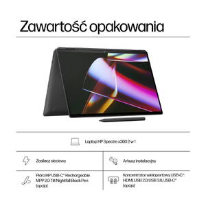 HP Spectre x360 sülearvuti 16" Ultra 7 16 GB 1 TB W11P 27 HP HP Spectre x360 sülearvuti 16" Ultra 7 16 GB 1 TB W11P