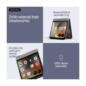 Motorola razr 70 nutitelefon 256GB PANTONE Hematite