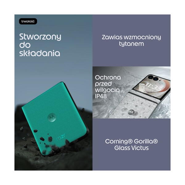 Motorola razr 70 nutitelefon 256GB PANTONE Sporting Green 16 Motorola razr 70 nutitelefon 256GB PANTONE Sporting Green