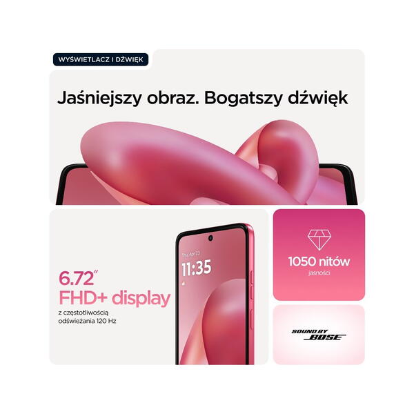 Motorola moto g57 power nutitelefon 256GB PANTONE Pink Lemonade