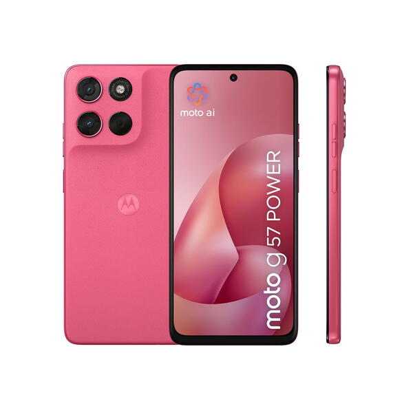 Motorola moto g57 power nutitelefon 256GB PANTONE Pink Lemonade