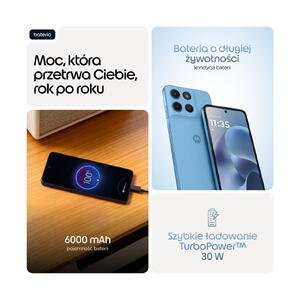 Motorola moto g17 power nutitelefon 256GB PANTONE Alaskan Blue