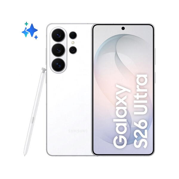 Samsung Galaxy S26 Ultra nutitelefon 256GB White Samsung Galaxy S26 Ultra nutitelefon 256GB White