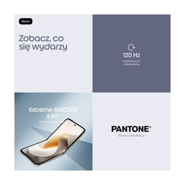 Motorola edge 70 fusion nutitelefon 256GB PANTONE Bright White