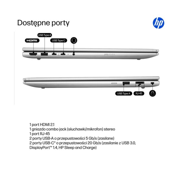HP ProBook 4 G1i sülearvuti 16" WUXGA Ultra 7 16 GB 512 GB W11P 12 HP ProBook 4 G1i sülearvuti 16" WUXGA Ultra 7 16 GB 512 GB W11P